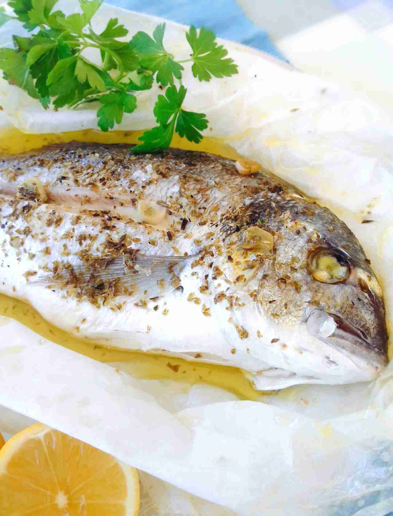 Oven Baked Sea Bream