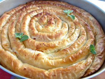 Greek Cheese Pie With Crispy Phyllo