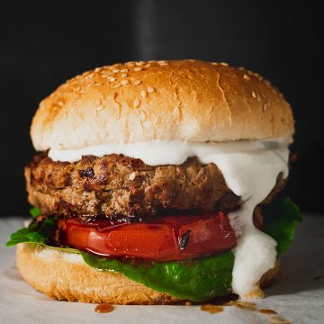 Greek-Burger-With-Feta-Sauce