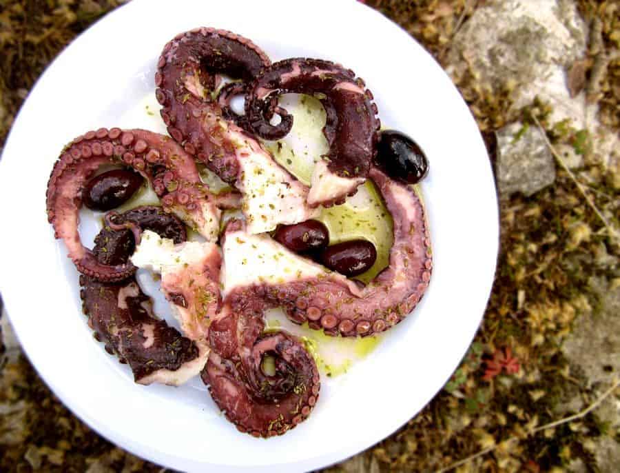 Marinated Octopus In Vinegar
