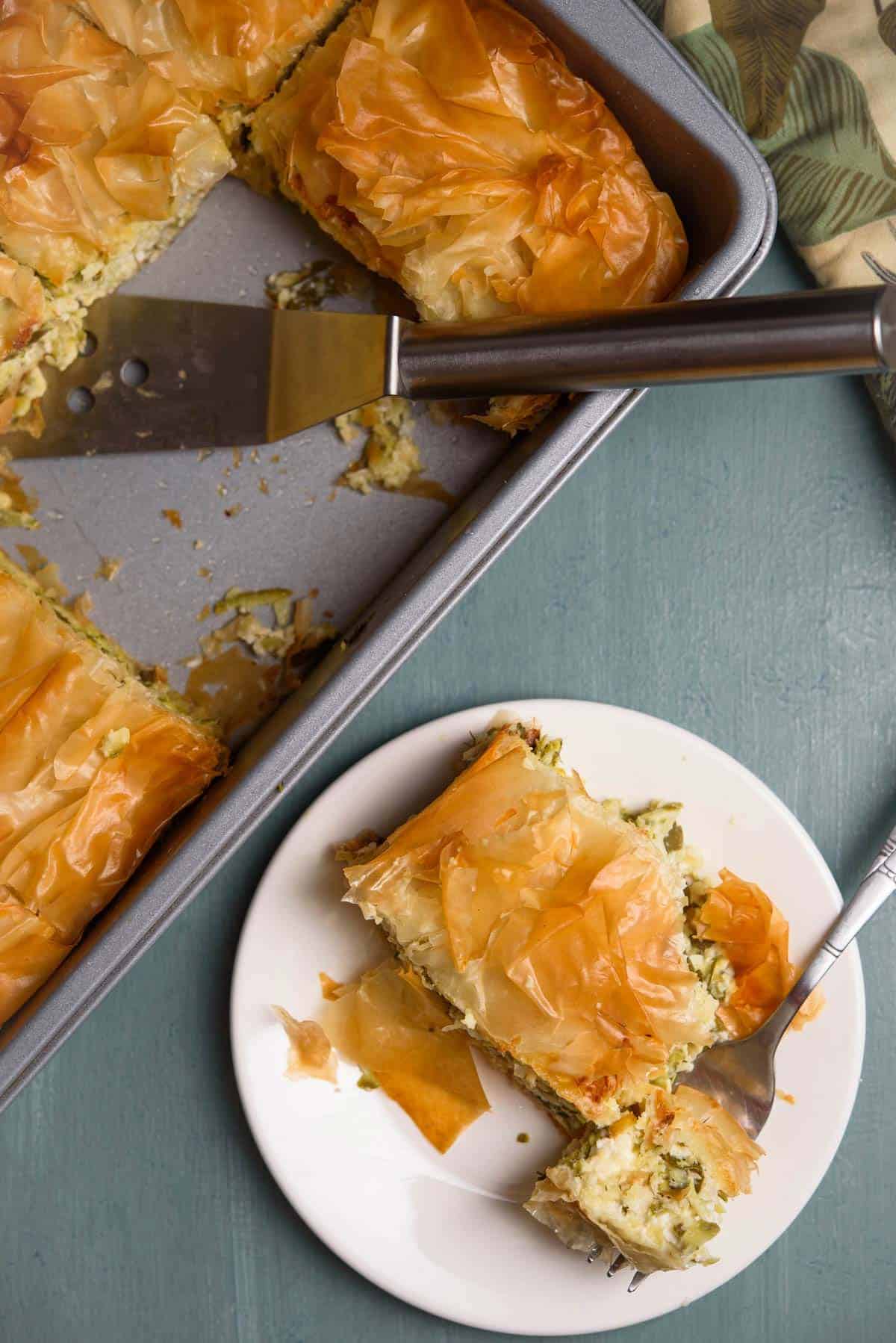 Zucchini Filo Pie