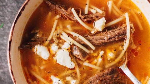 Greek 5-ingredient, Healing Goat Soup - Real Greek Recipes