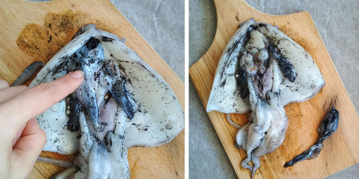 How To Remove Ink From Cuttlefish