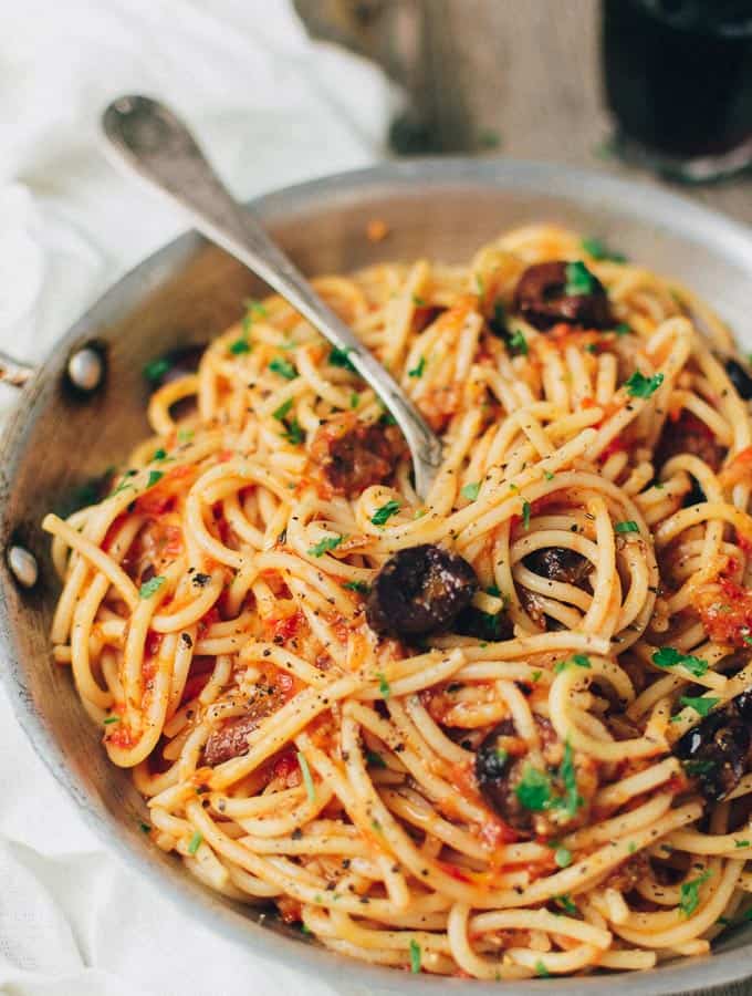 Tomato Olive Pasta