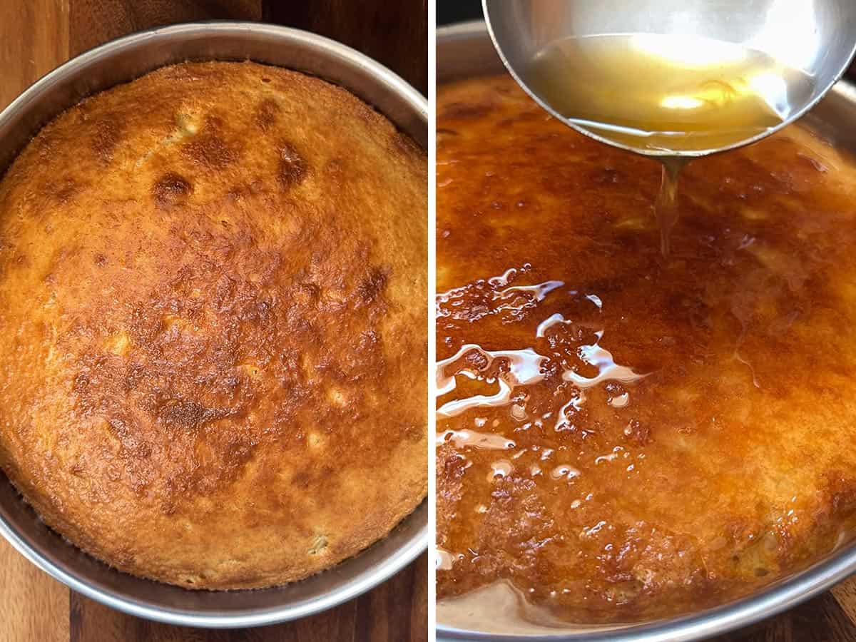 Honey Lemon Syrup Cake