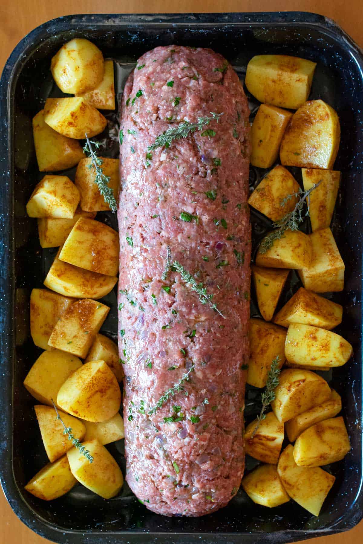 Meatloaf Roll Stuffed