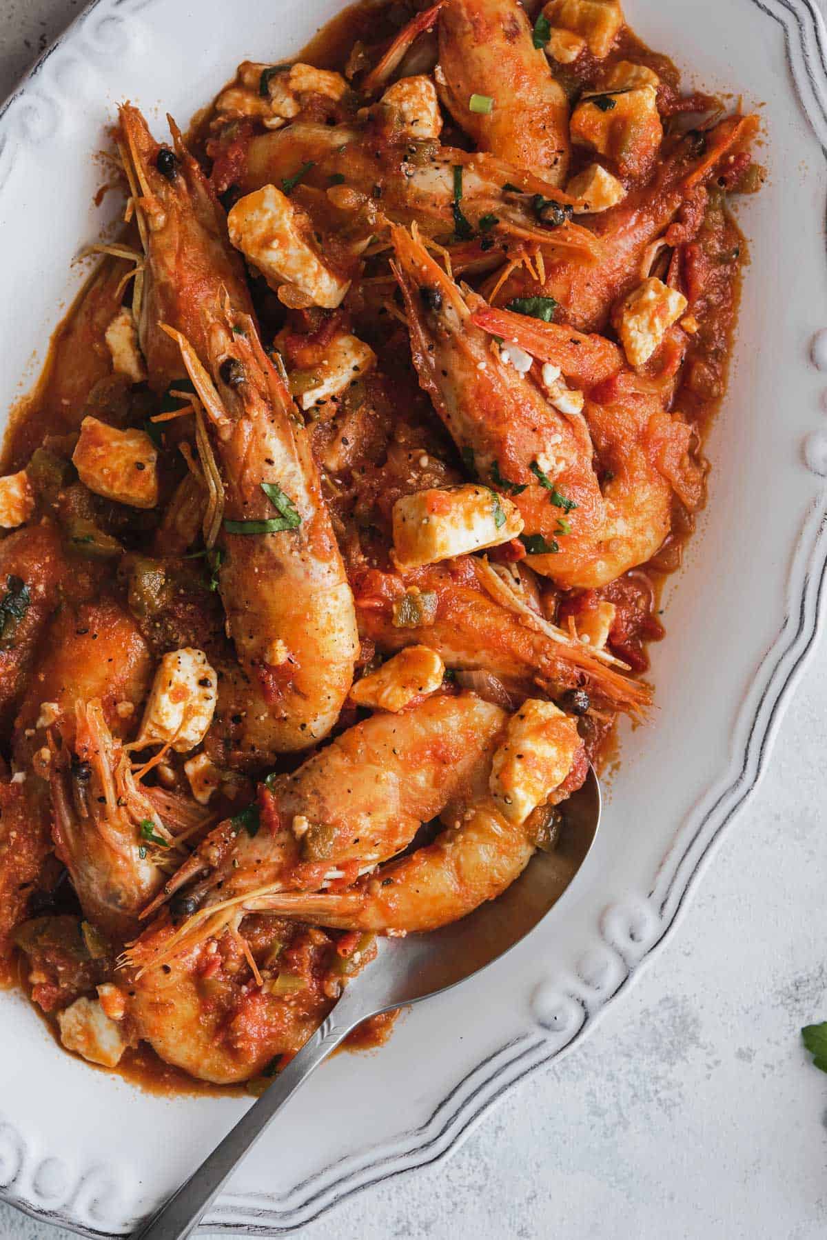 Greek Shrimp Saganaki Recipe