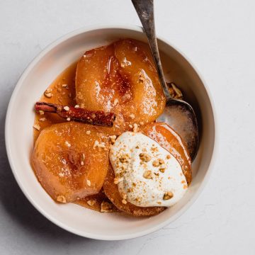 Stewed-Apples-In-Syrup-Recipe-With-Yogurt-Whipped-Cream