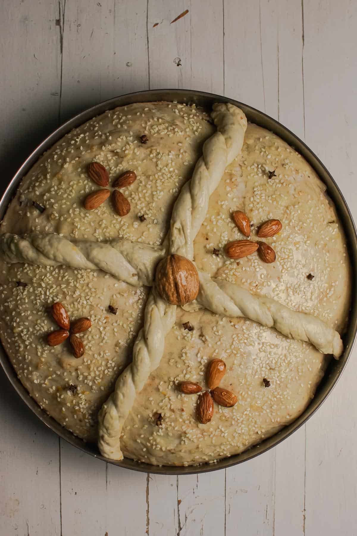 Greek Christopsomo Bread