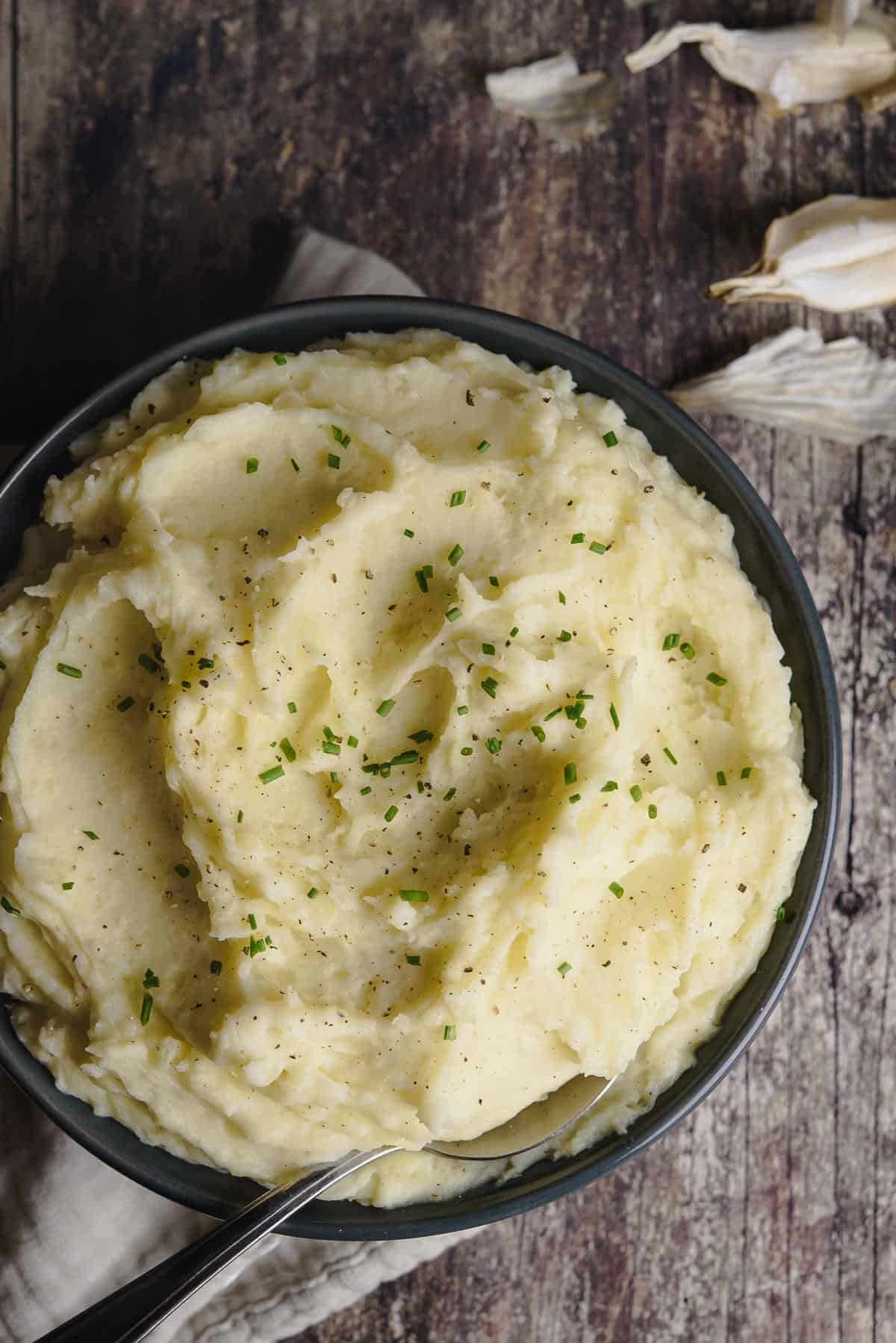 Mashed Potatoes With Yogurt And Garlic