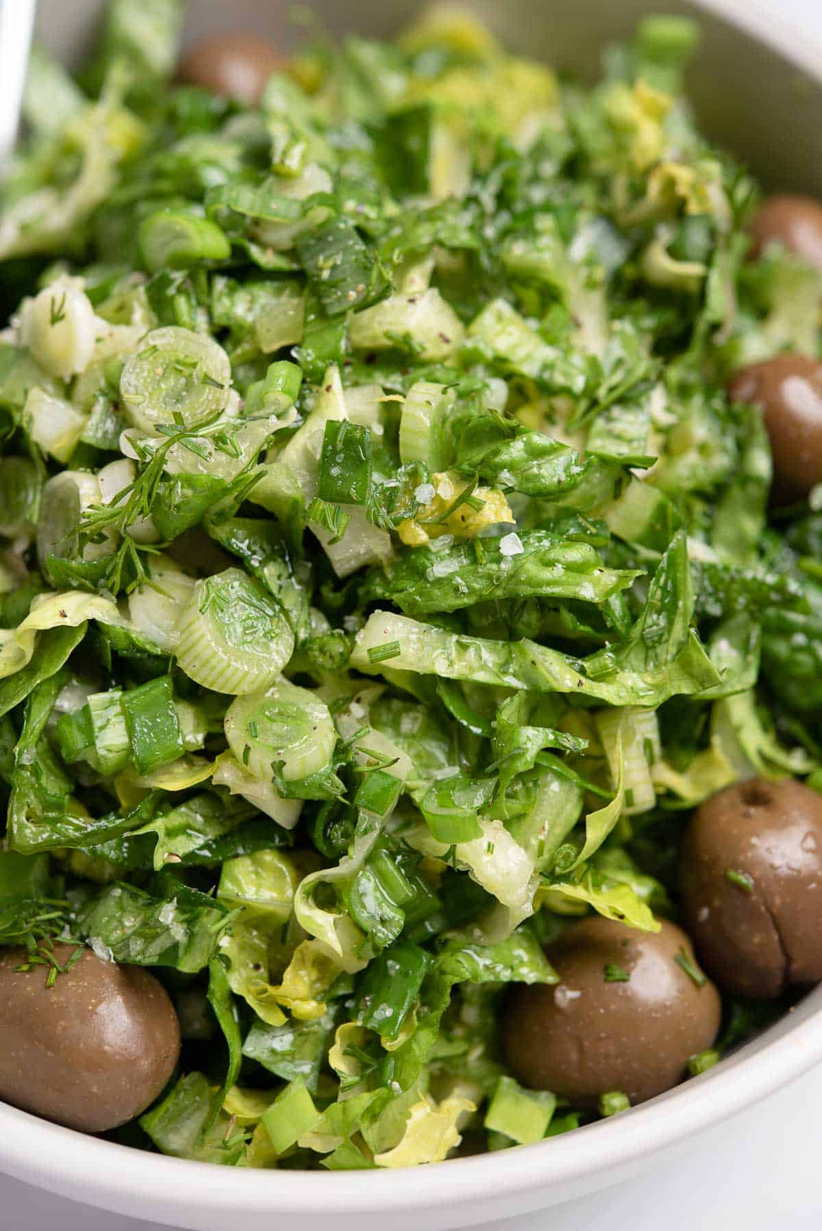 Greek Salad With Romaine Lettuce