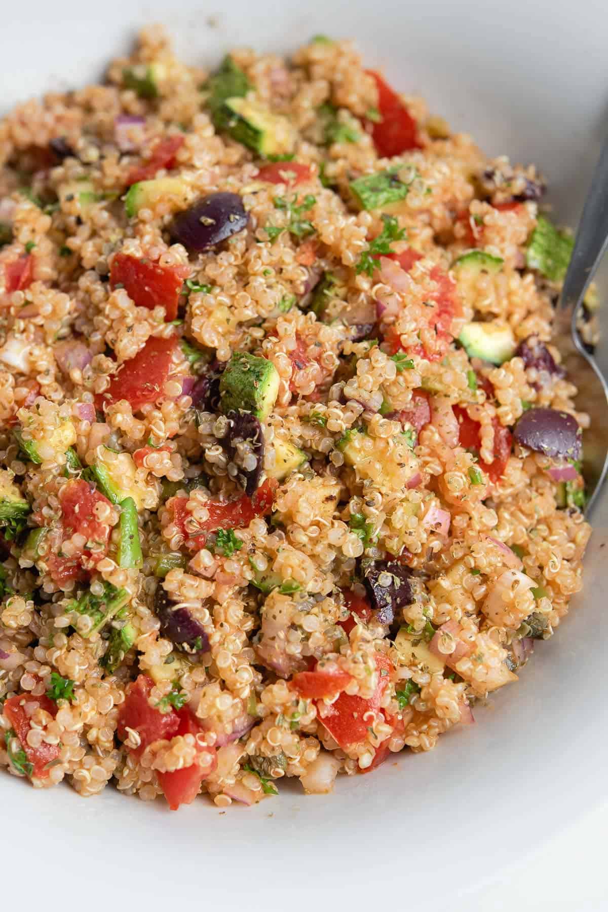 Greek Style Quinoa Salad