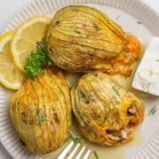 Greek-Stuffed-Zucchini-Flowers-Recipe