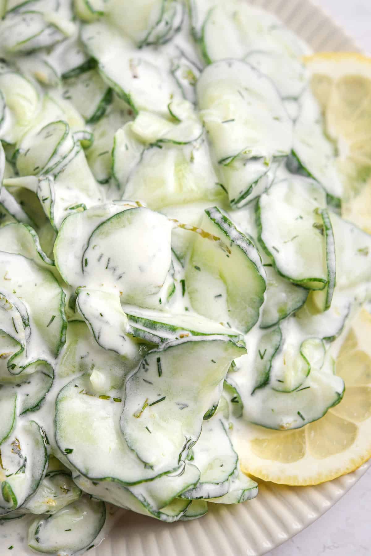 Cucumber Greek Yogurt Salad