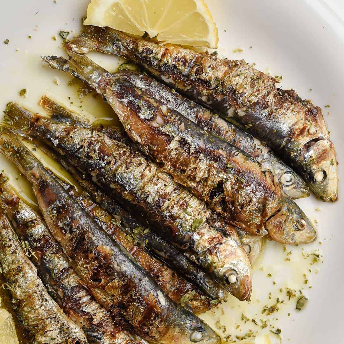 Grilled Sardines Greek-style - Real Greek Recipes