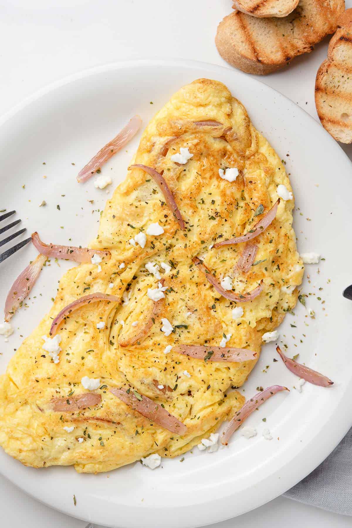 Omelette With Feta Cheese