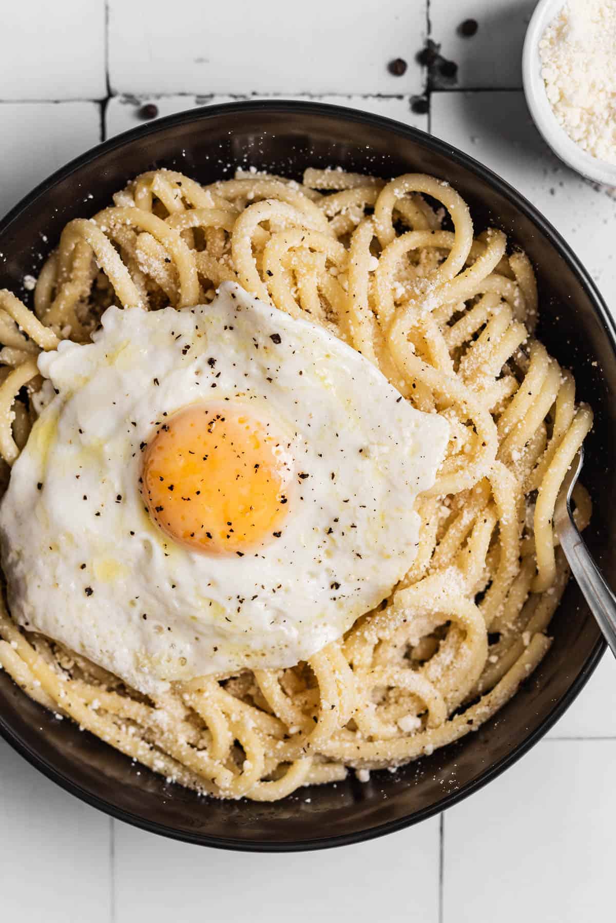 Pasta With Fried Egg
