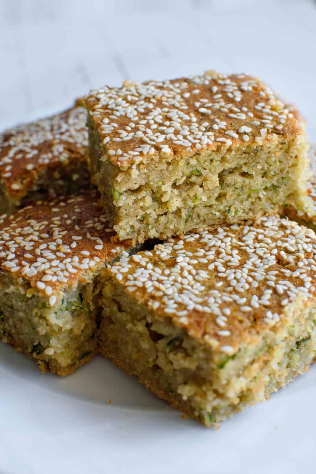 Easy Summer Squash Cake (no-mixer) - Real Greek Recipes