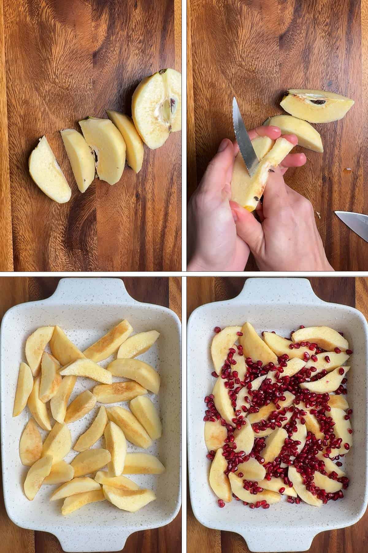 Preparing Quince
