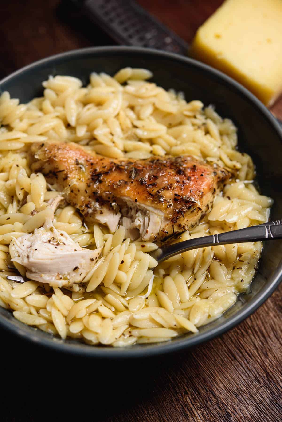 Chicken Lemon Orzo Pasta