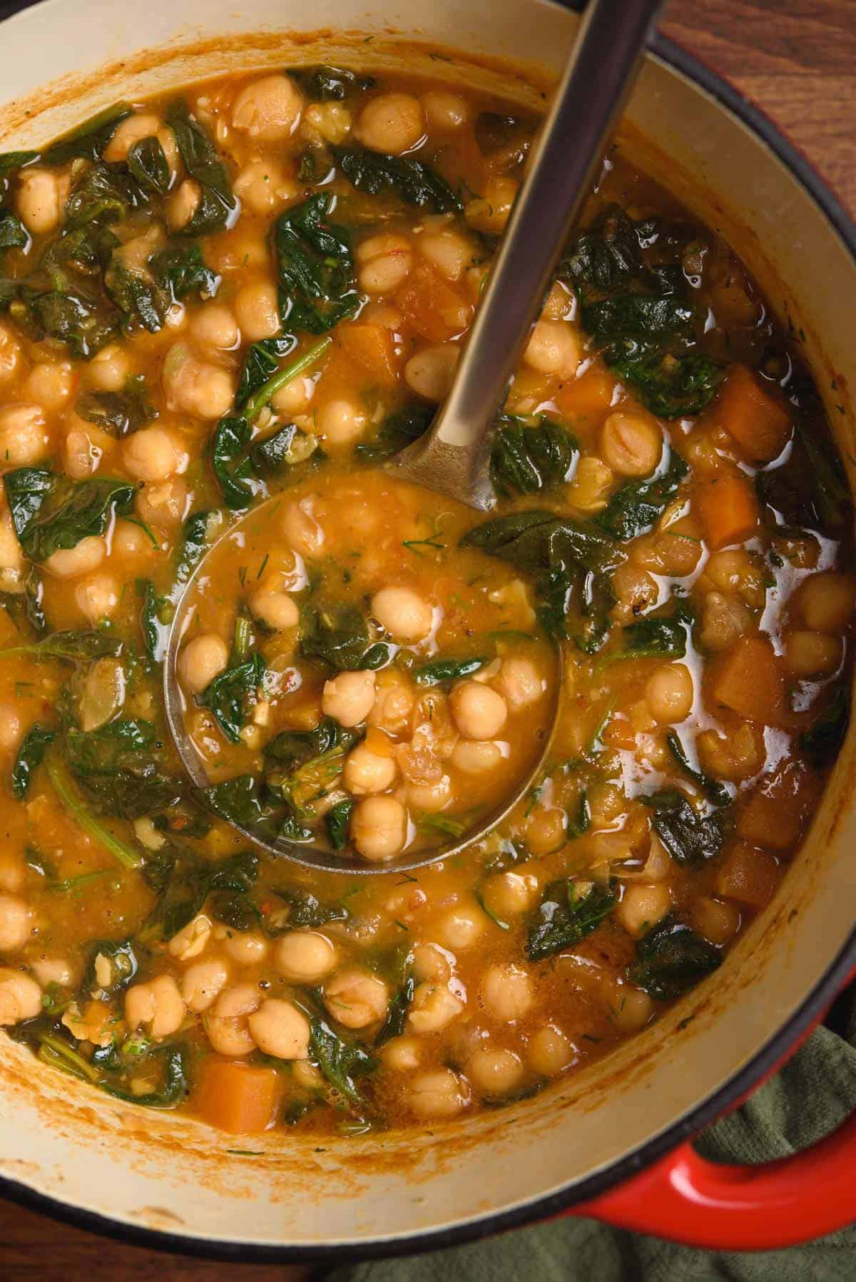 Garbanzo Spinach Soup