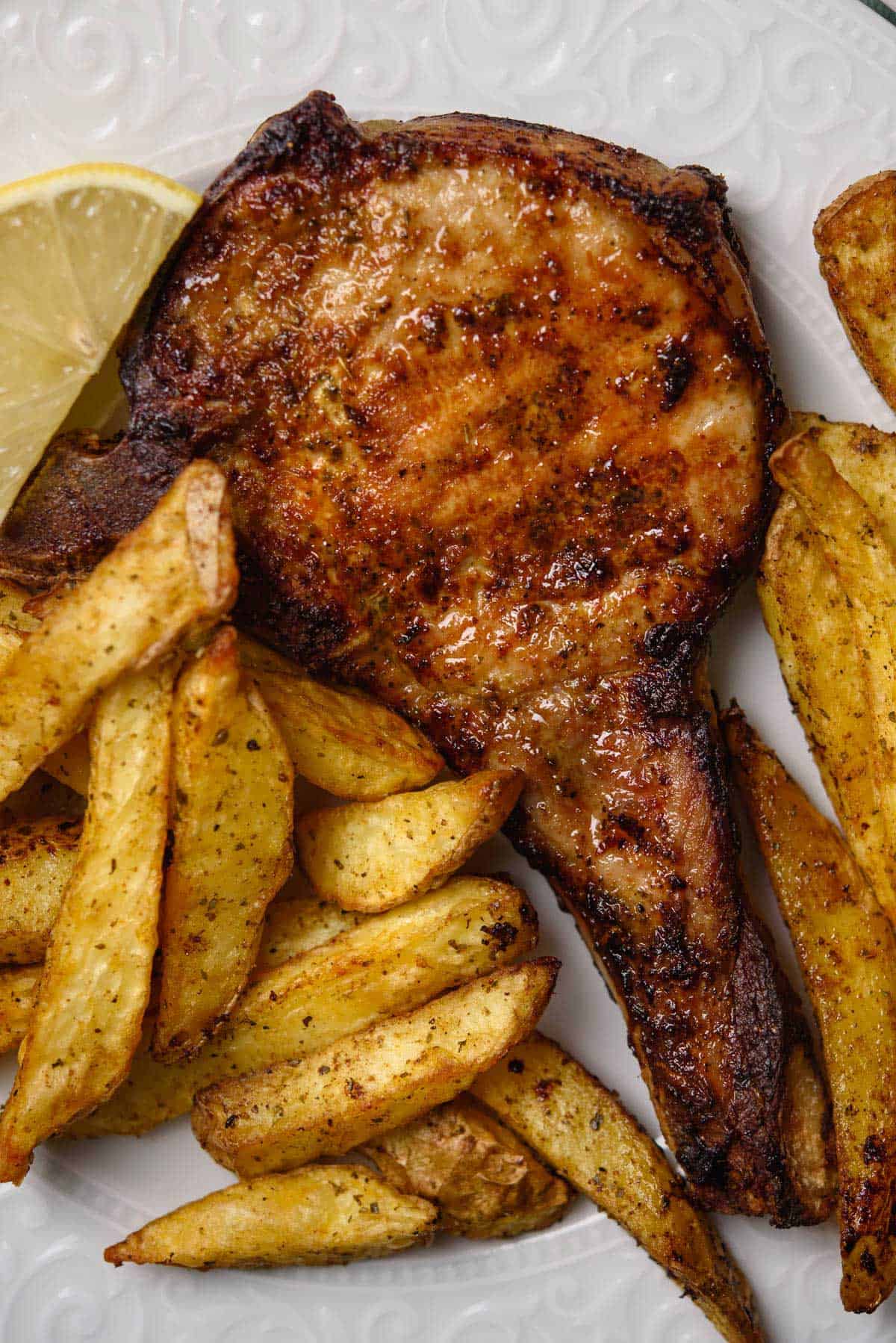 Bone-In Air-Fryer Pork Chops