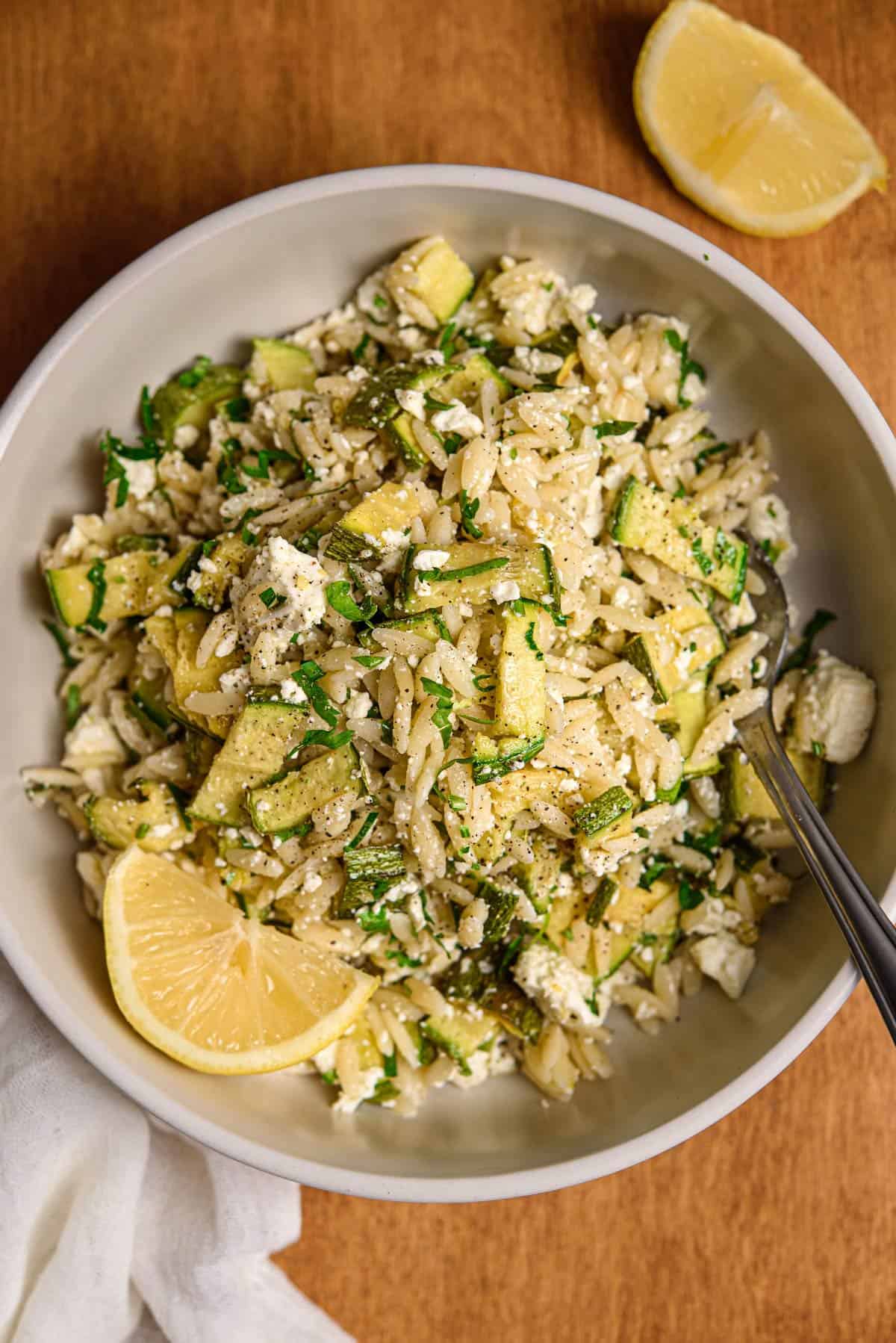 Lemon Orzo Salad