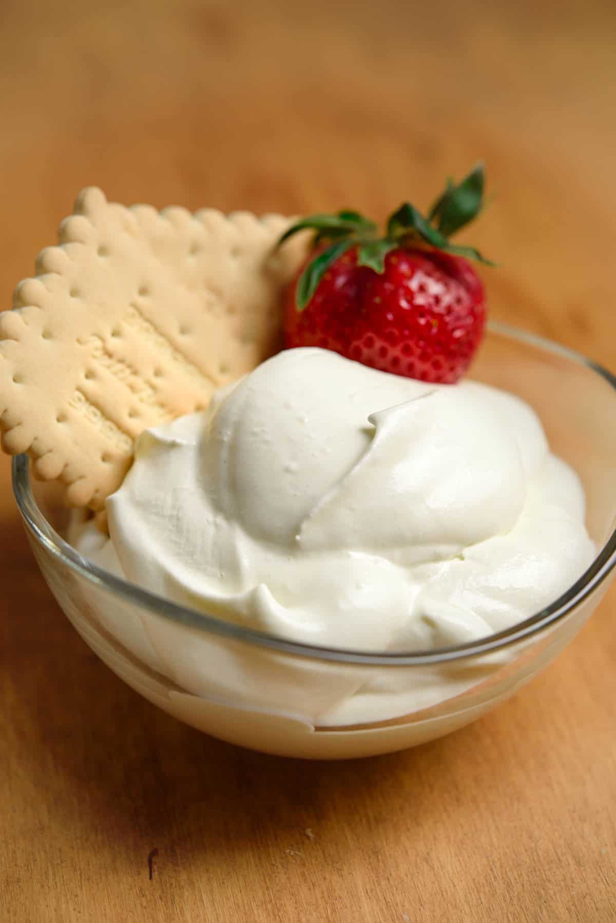 Yogurt Whipped Cream