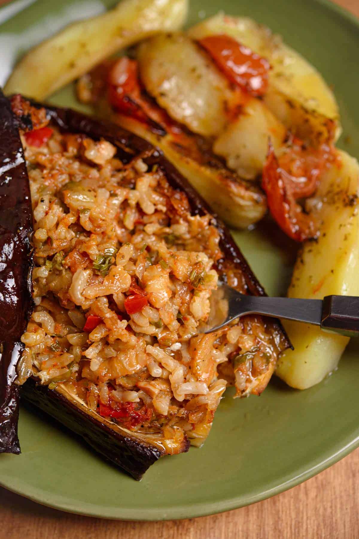 Vegetarian Baked Eggplant