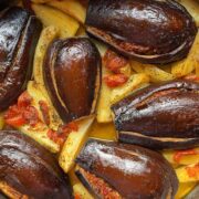 Vegetarian-Baked-Stuffed-Eggplant-Recipe