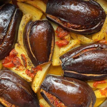 Vegetarian-Baked-Stuffed-Eggplant-Recipe