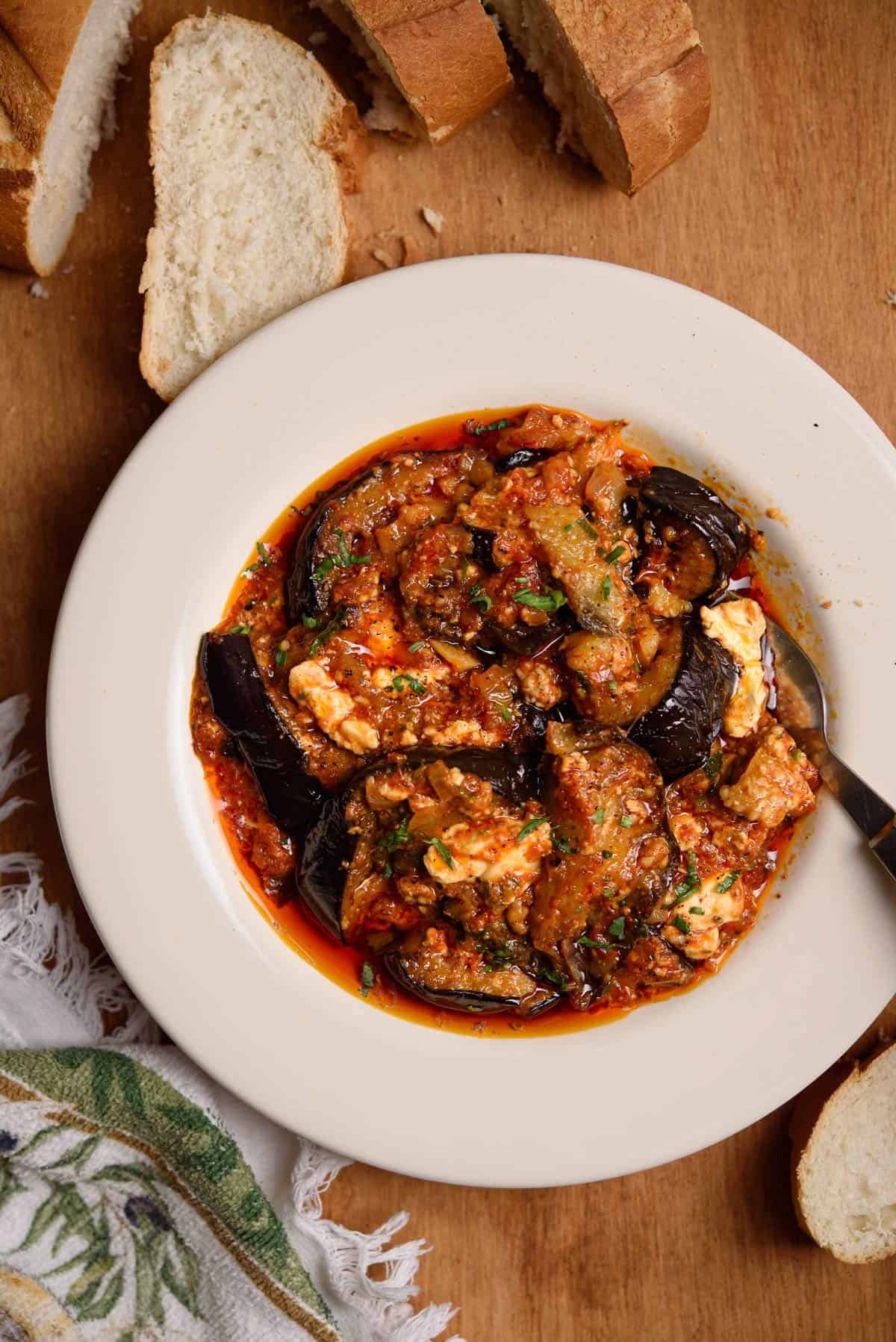 Eggplant Saganaki