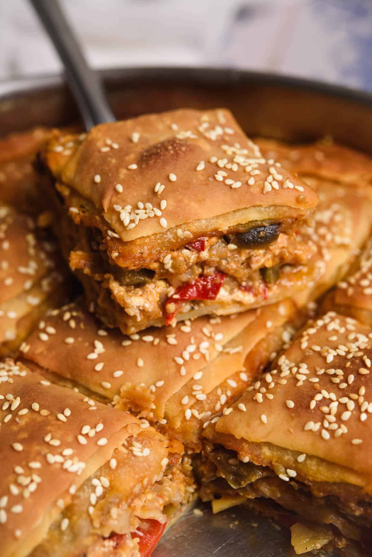 Eggplant Phyllo Pie