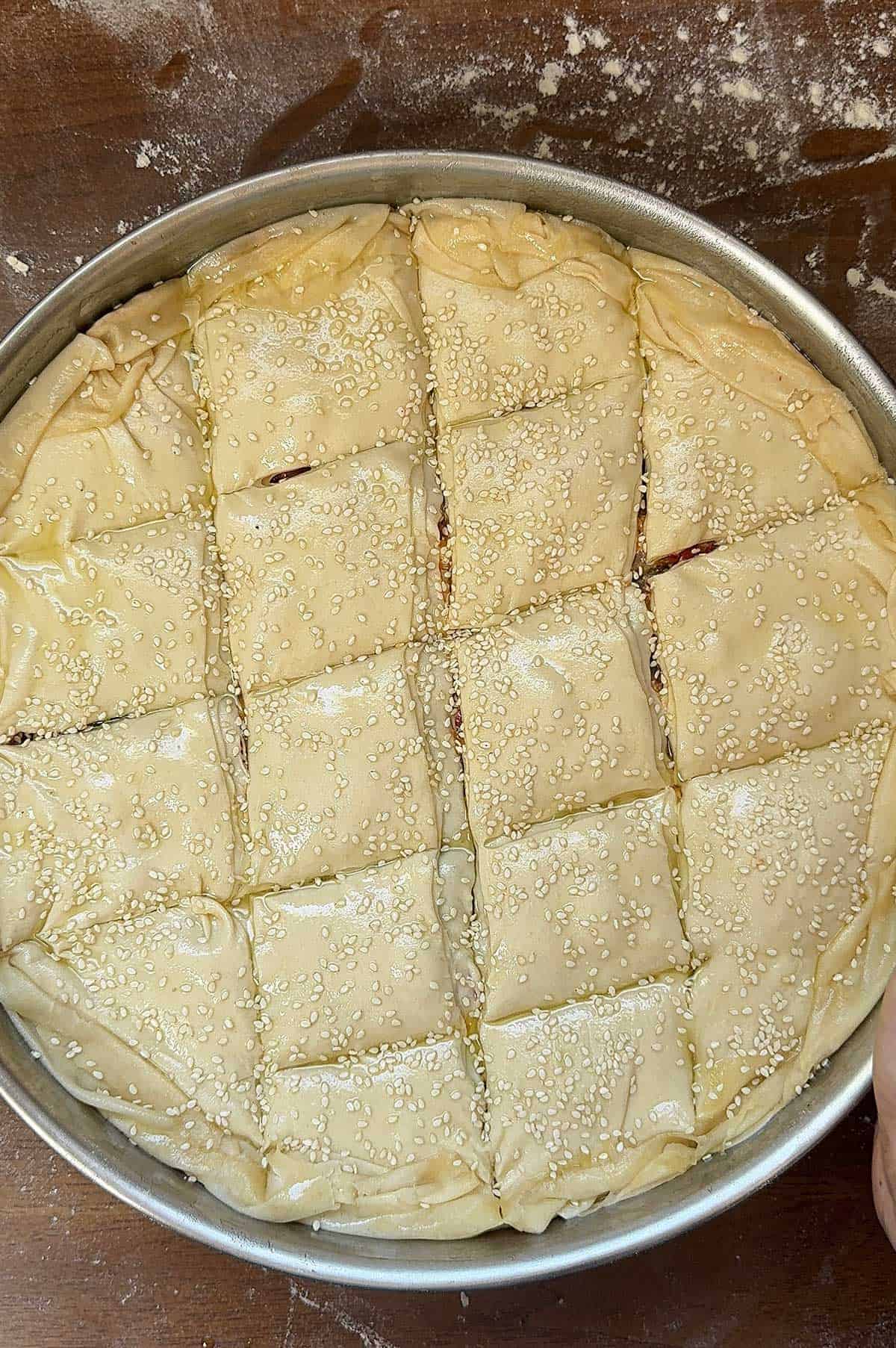 Eggplant Pie With Homemade Phyllo