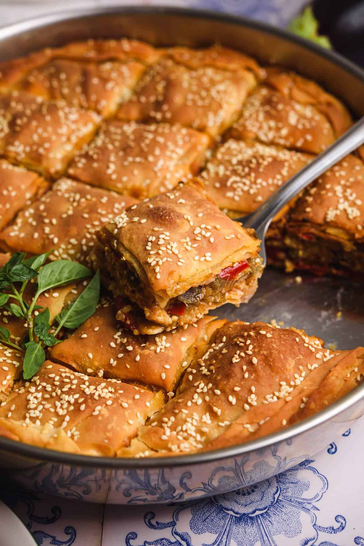 Eggplant Tomato Pie