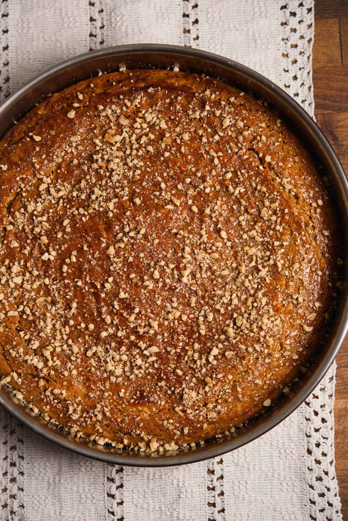 Easy Walnut Cake With Honey