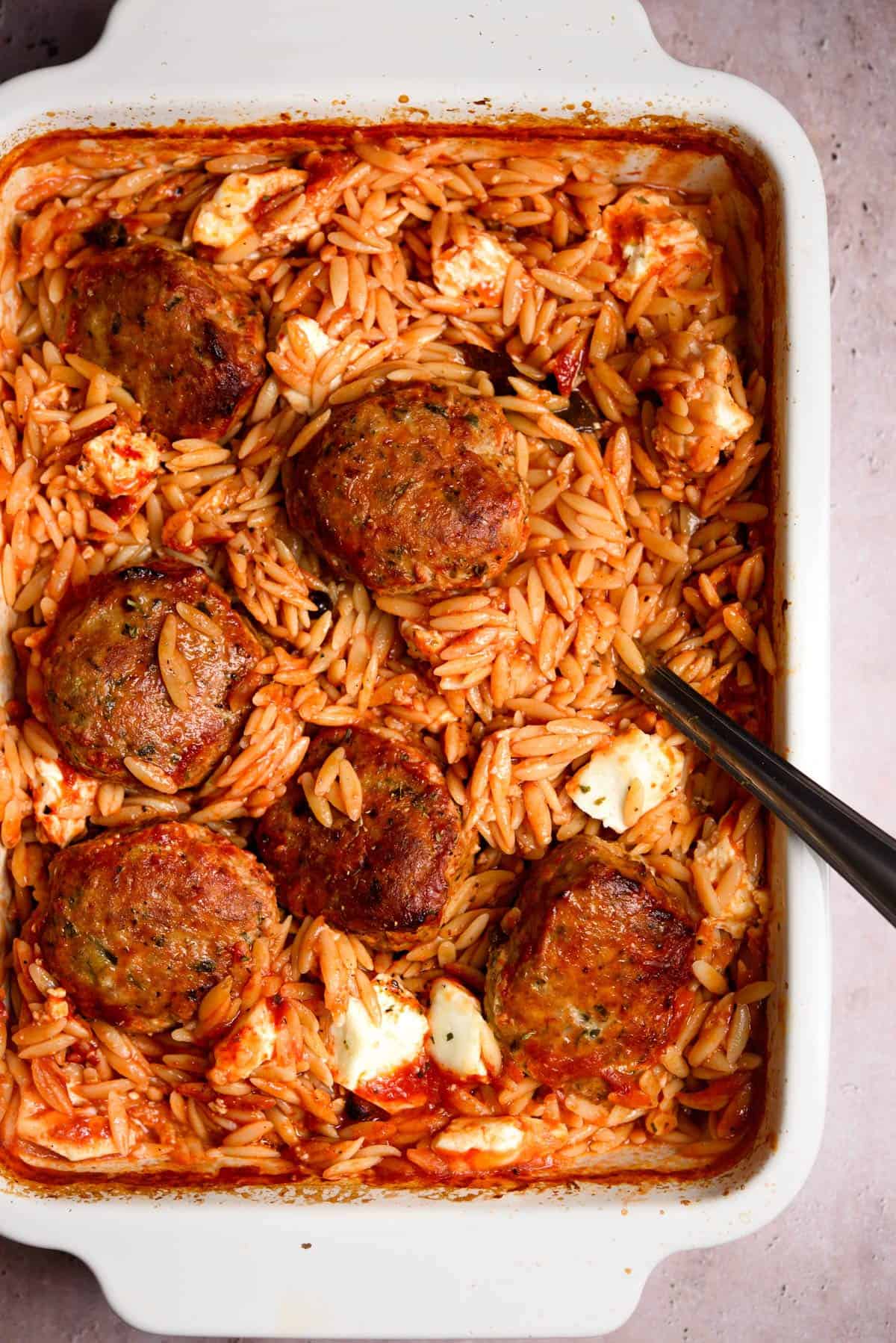 Meatballs with Orzo